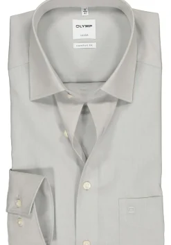 OLYMP Luxor comfort fit overhemd, lichtgrijs
