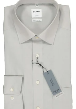 OLYMP Luxor comfort fit overhemd, lichtgrijs
