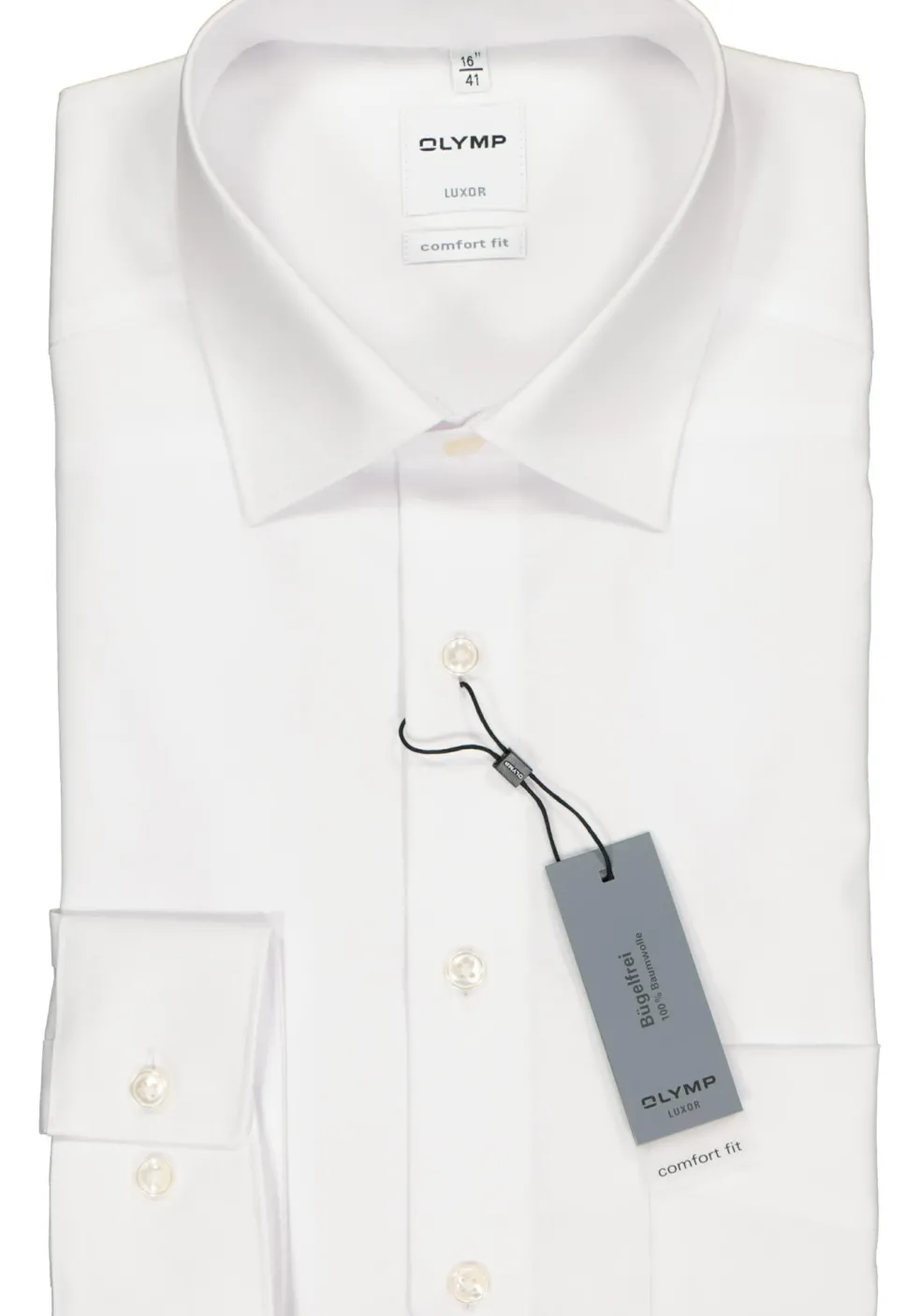 OLYMP Luxor comfort fit overhemd, wit