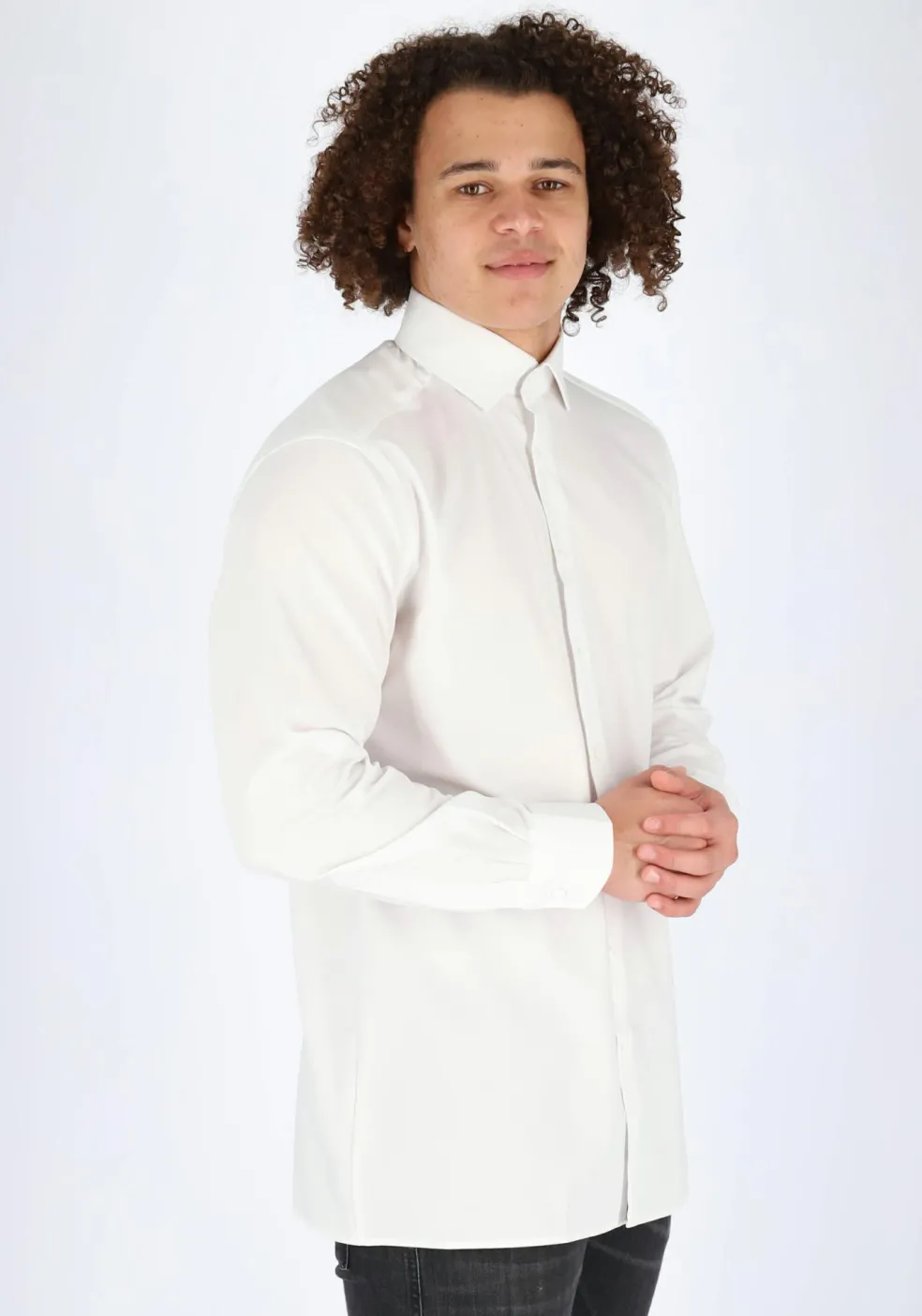 OLYMP Luxor modern fit overhemd 24/7, wit