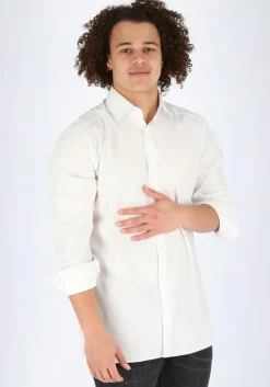 OLYMP Luxor modern fit overhemd 24/7, wit