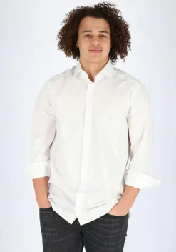 OLYMP Luxor modern fit overhemd 24/7, wit