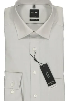 OLYMP Luxor modern fit overhemd, licht grijs