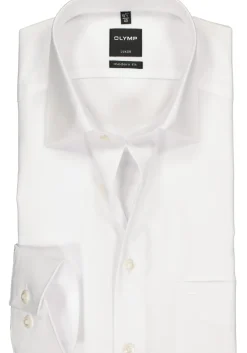 OLYMP Luxor modern fit overhemd, wit