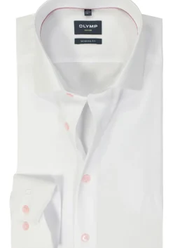 OLYMP modern fit overhemd, popeline, roze