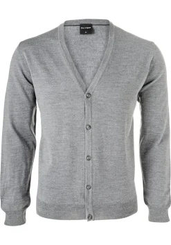 OLYMP modern fit vest wol, grijs