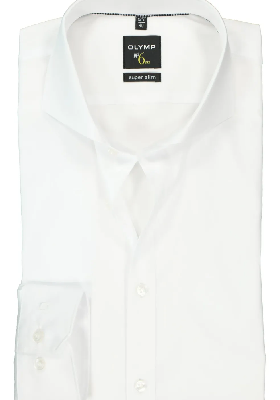OLYMP No. Six super slim fit overhemd, wit