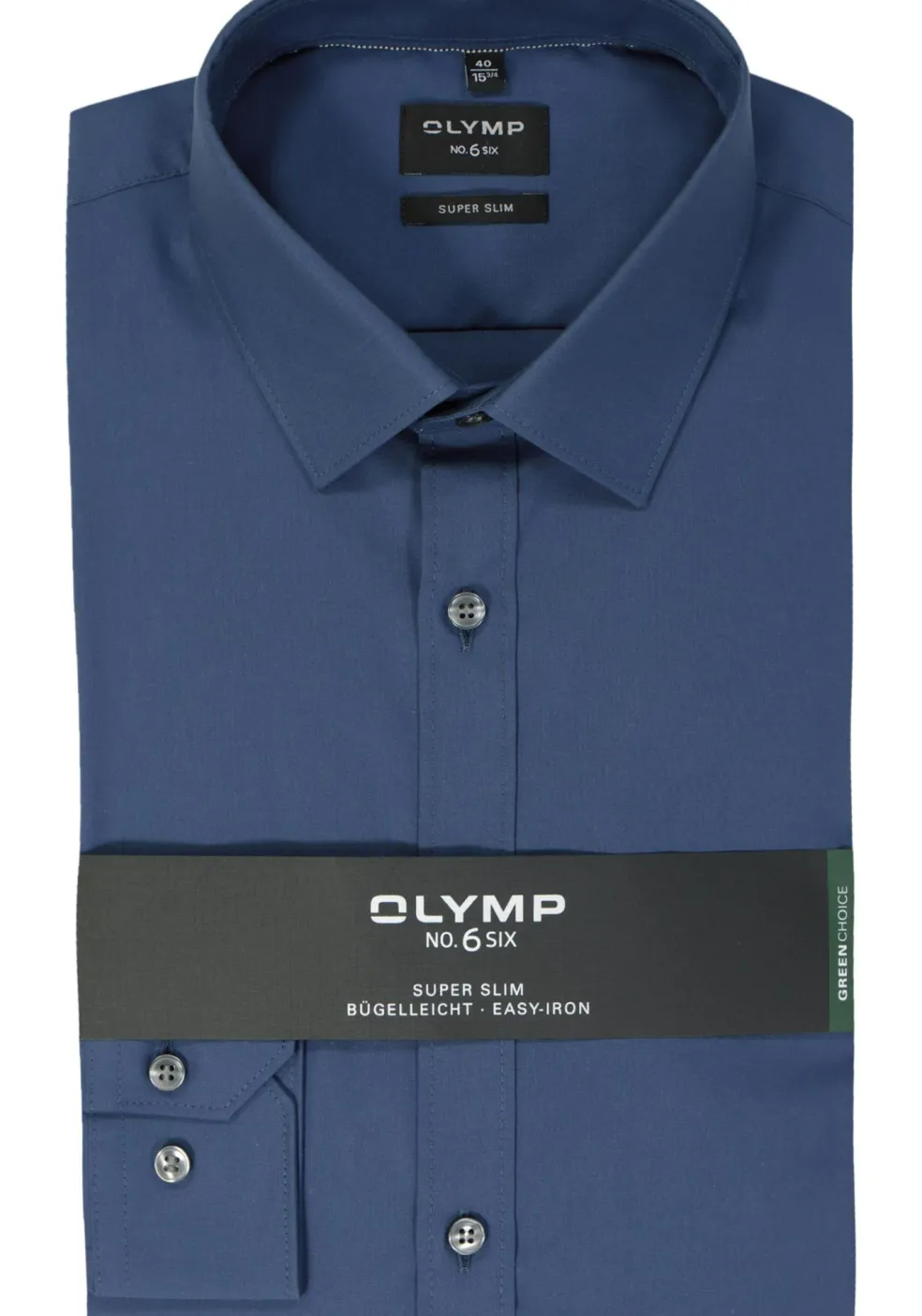 OLYMP No. Six super slim fit overhemd, blauw