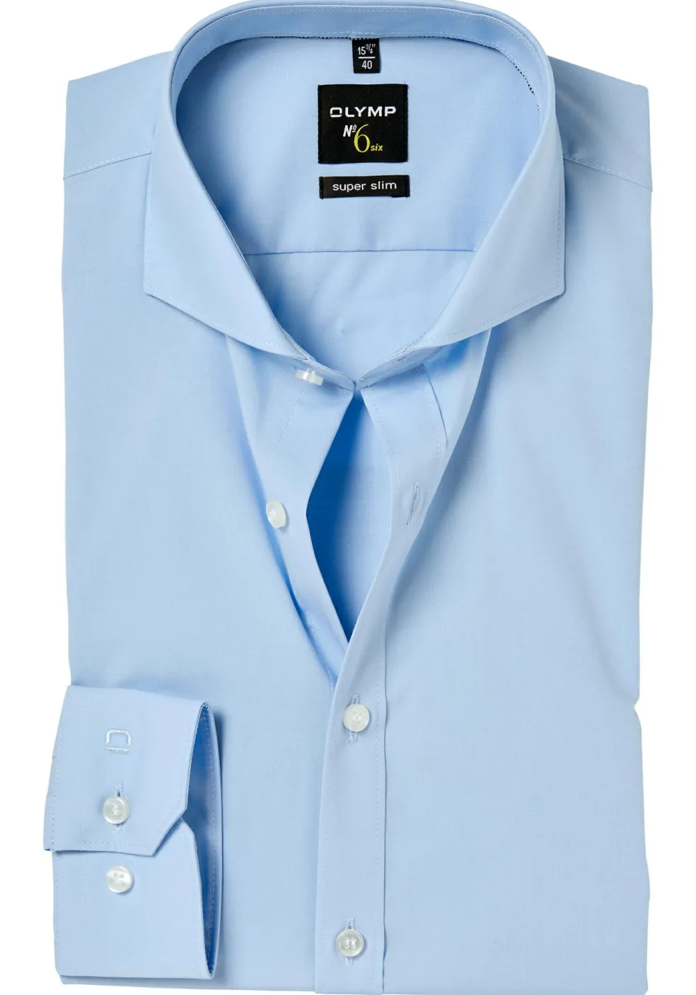 OLYMP No. Six super slim fit overhemd, lichtblauw