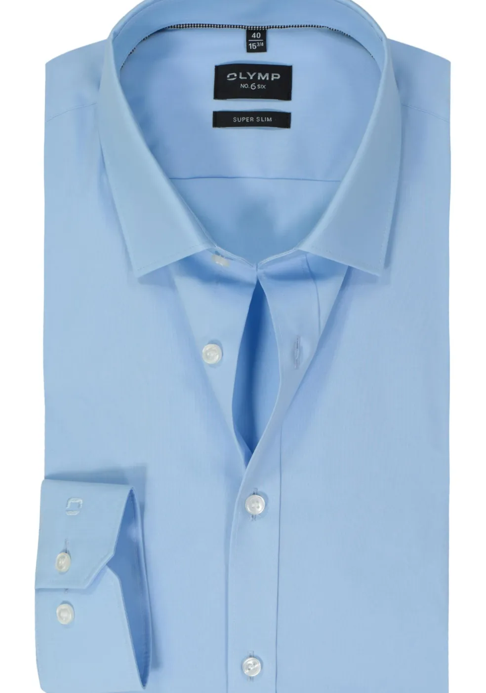OLYMP No. Six super slim fit overhemd, lichtblauw