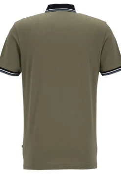 OLYMP Polo Casual, modern fit polo, olijfgroen