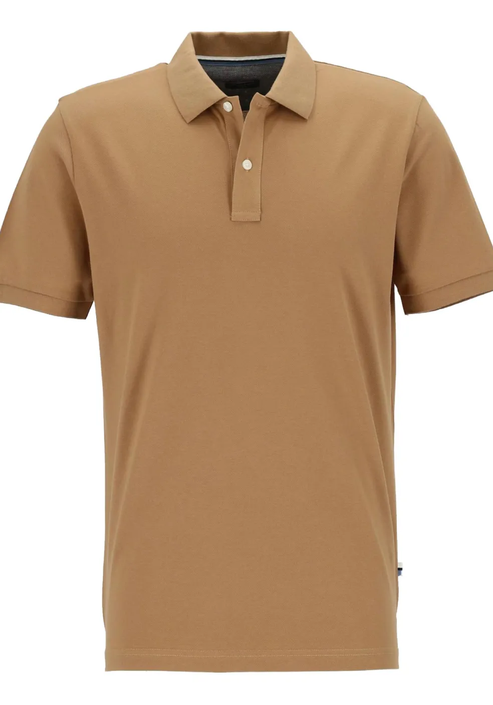 OLYMP Polo Casual, modern fit polo, caramel