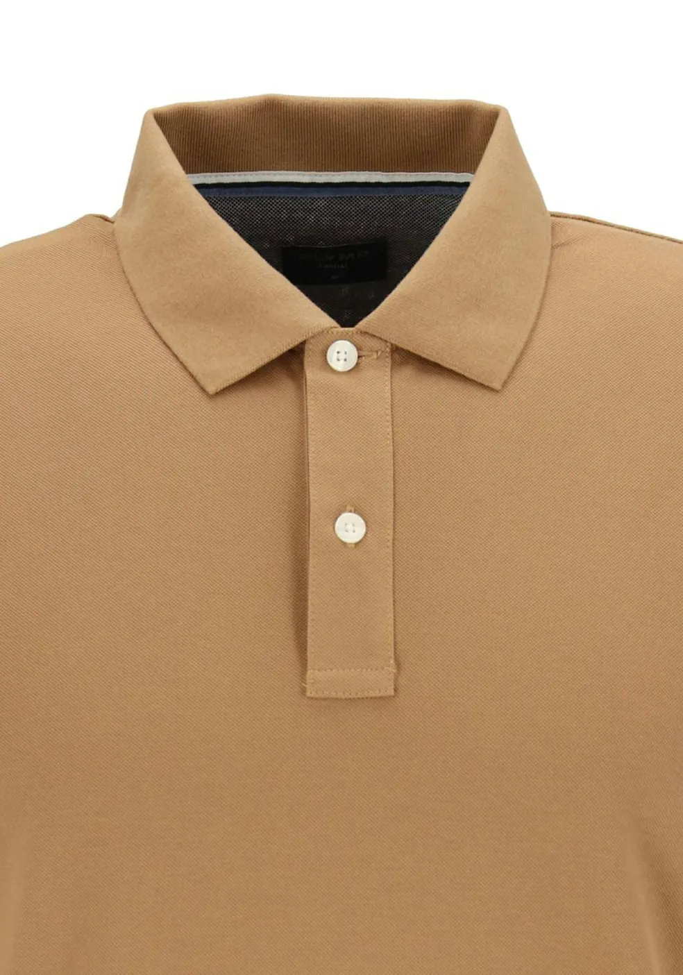 OLYMP Polo Casual, modern fit polo, caramel