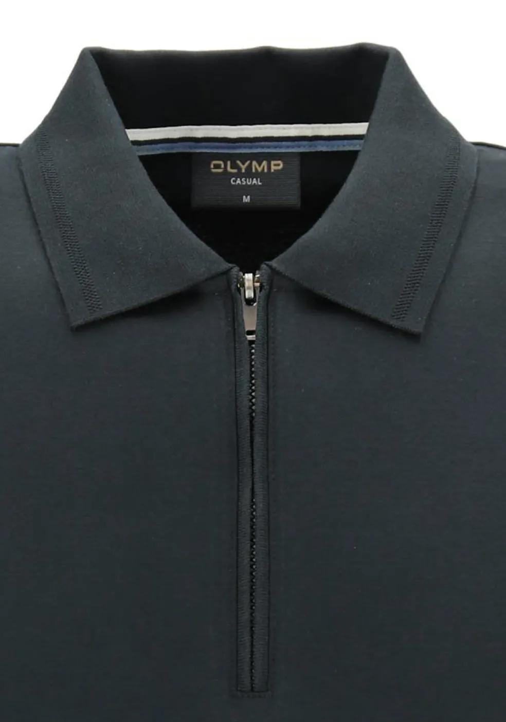 OLYMP Polo Casual, modern fit polo, grijs