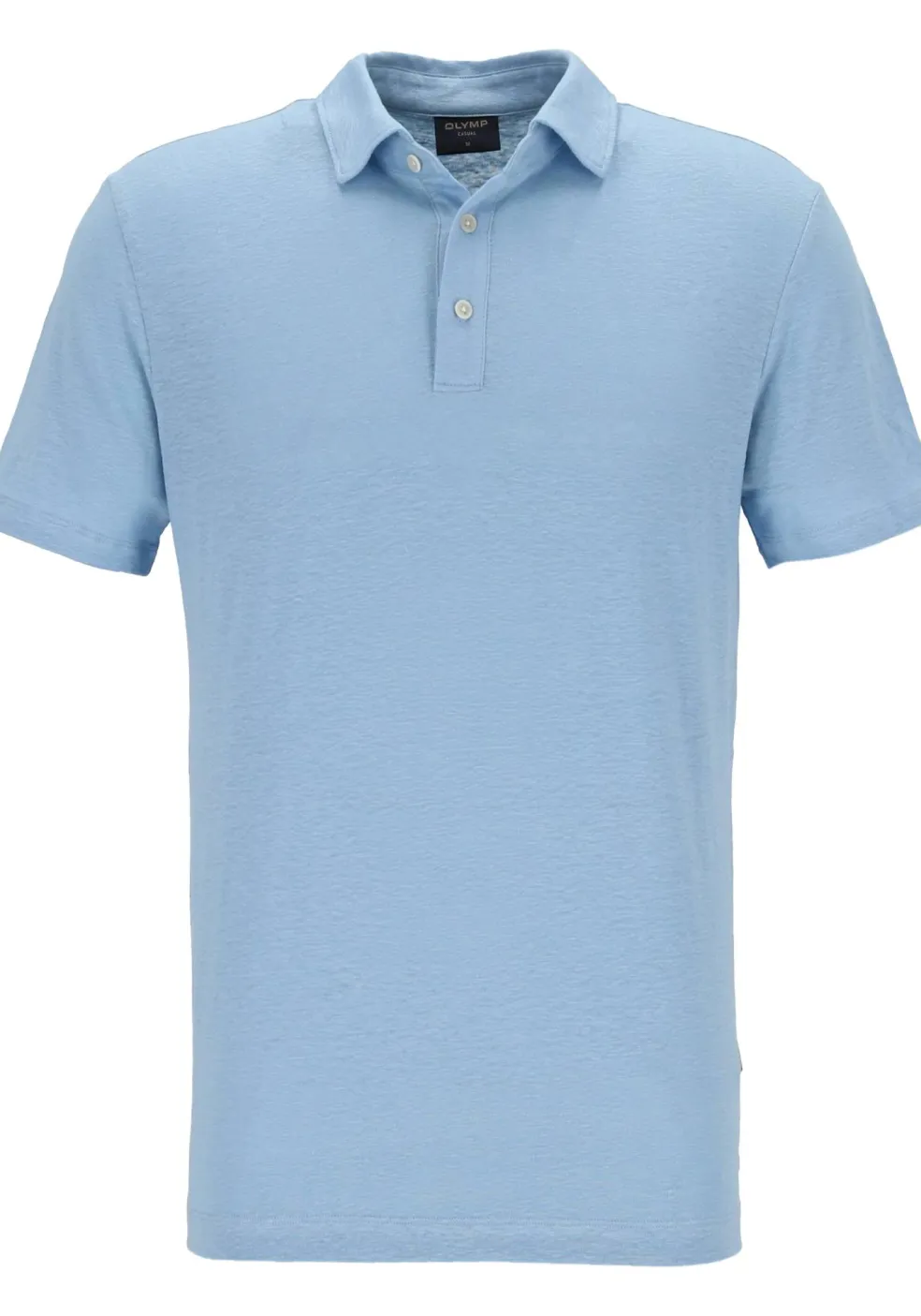 OLYMP Polo Casual, modern fit polo, lichtblauw