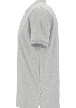 OLYMP Polo Casual, modern fit polo, lichtgrijs