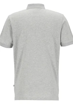 OLYMP Polo Casual, modern fit polo, lichtgrijs