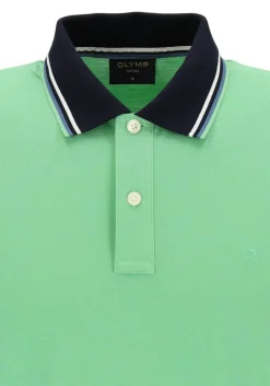 OLYMP Polo Casual, modern fit polo, mint groen