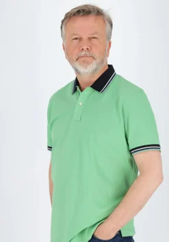 OLYMP Polo Casual, modern fit polo, mint groen