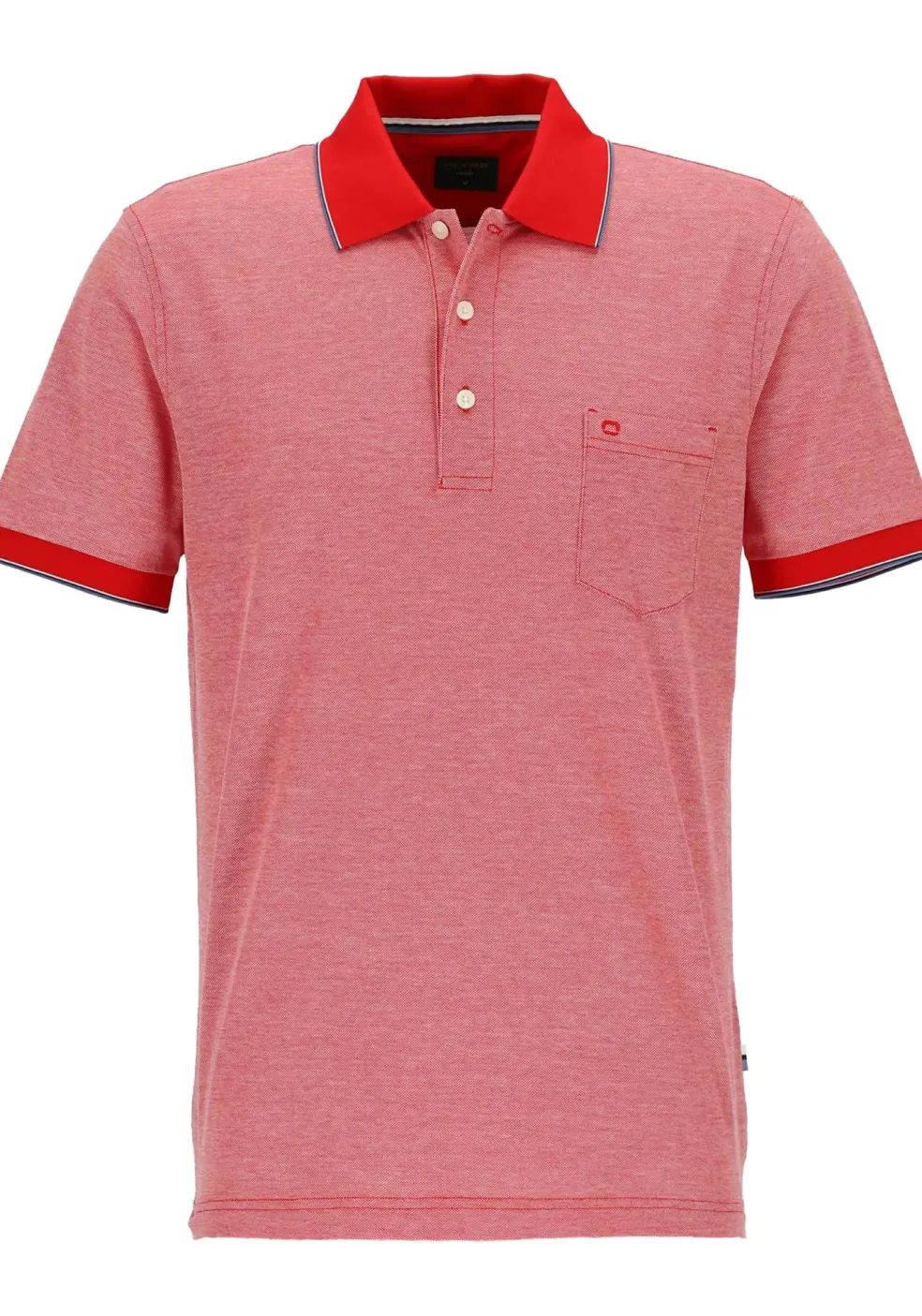 OLYMP Polo Casual, modern fit polo, rood