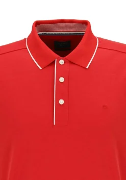 OLYMP Polo Casual, modern fit polo, rood