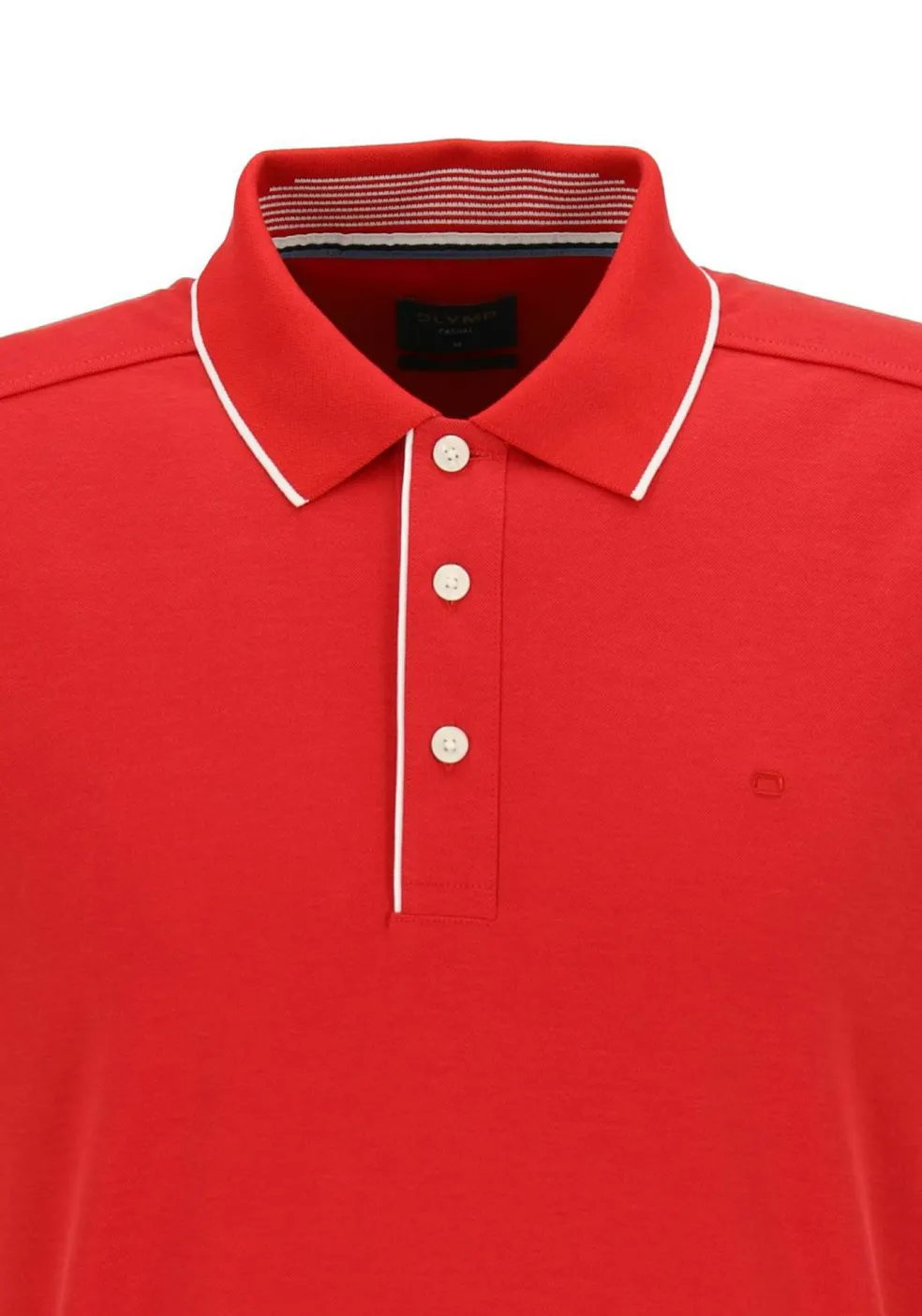 OLYMP Polo Casual, modern fit polo, rood