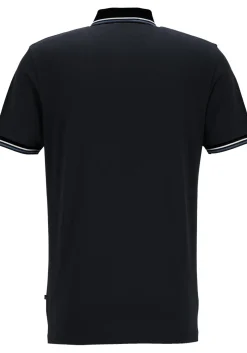 OLYMP Polo Casual, modern fit polo, zwart