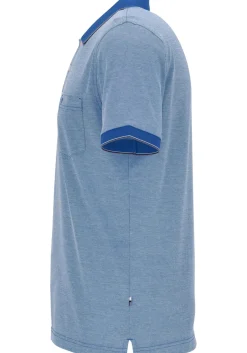 OLYMP Polo Casual, modern fit polo, blauw
