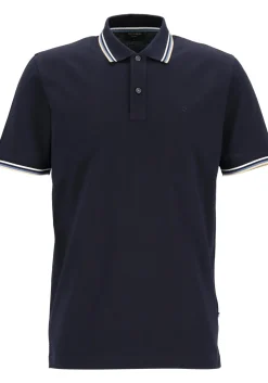 OLYMP Polo Casual, modern fit polo, marine blauw