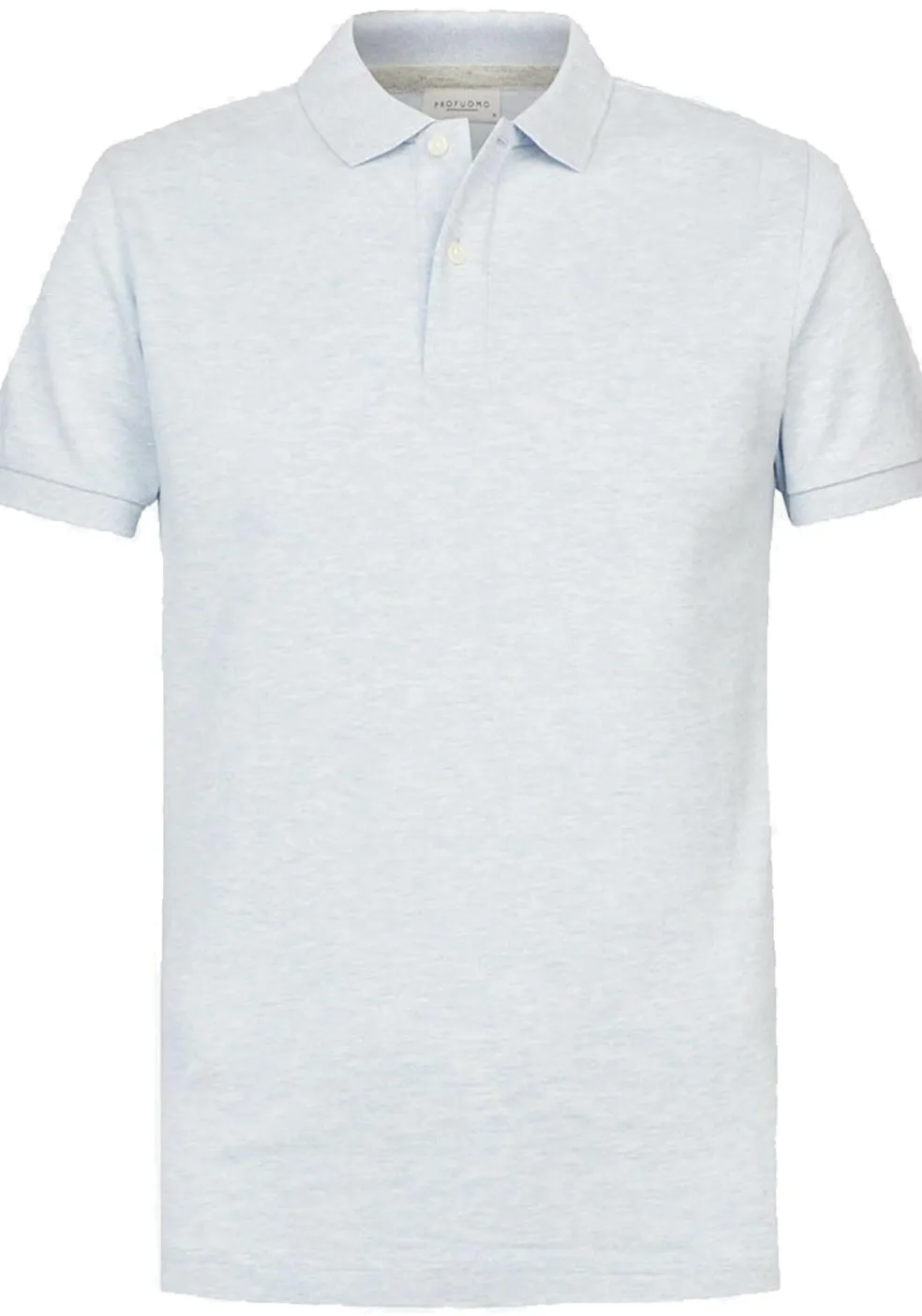 Profuomo slim fit heren polo, blauw