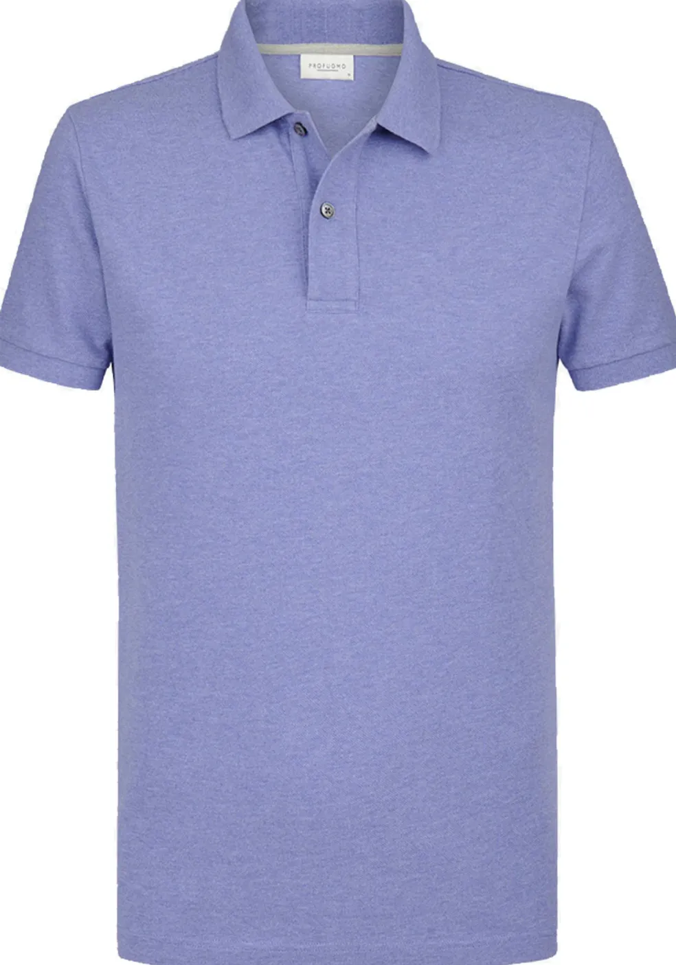 Profuomo slim fit heren polo, paars