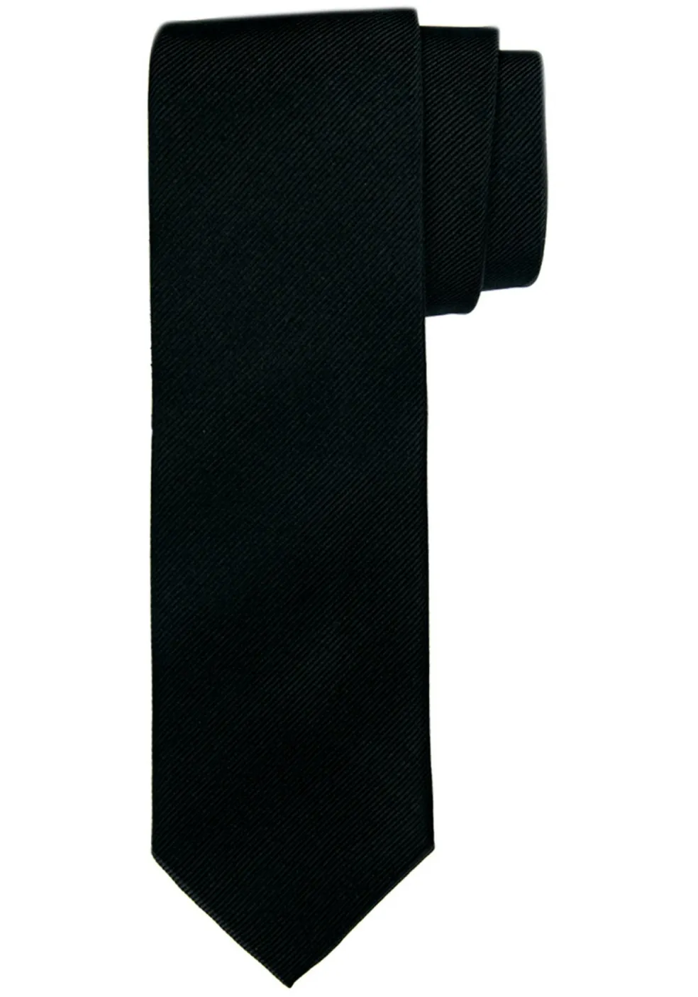 Profuomo stropdas, zijde, zwart