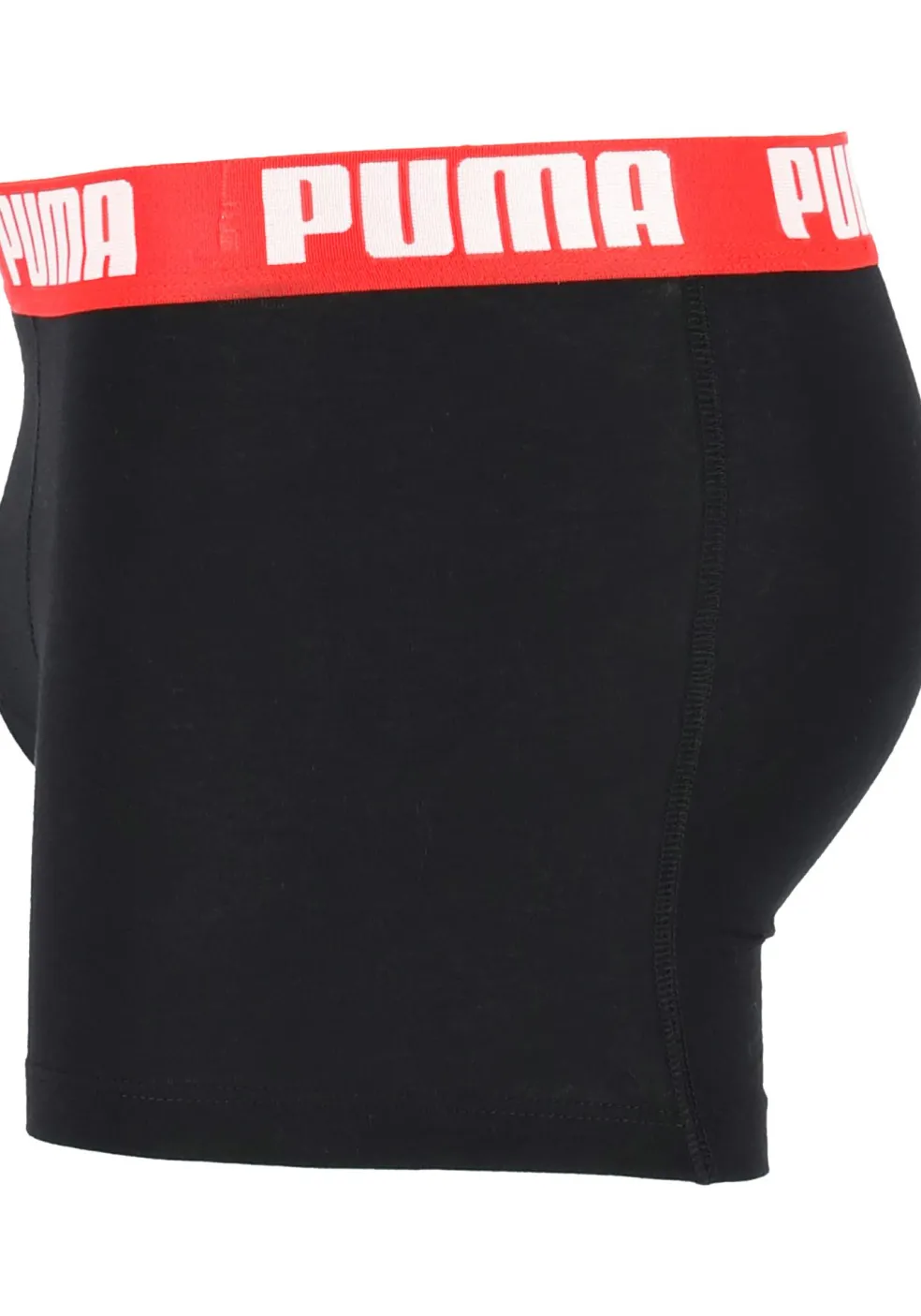 Puma Basic Boxer heren (2-pack), rood en zwart