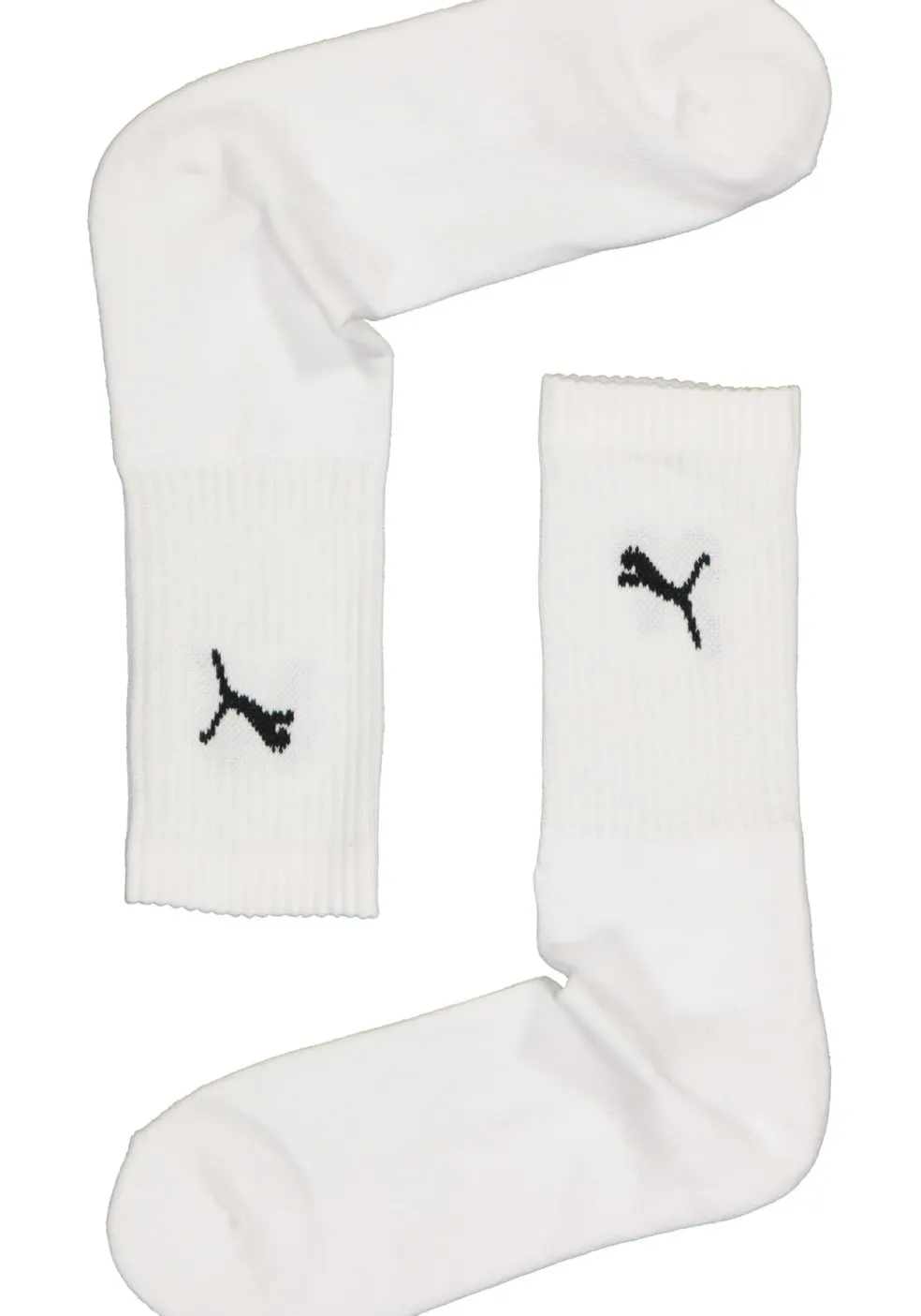 Puma sport cush crew 6-Pack, wit