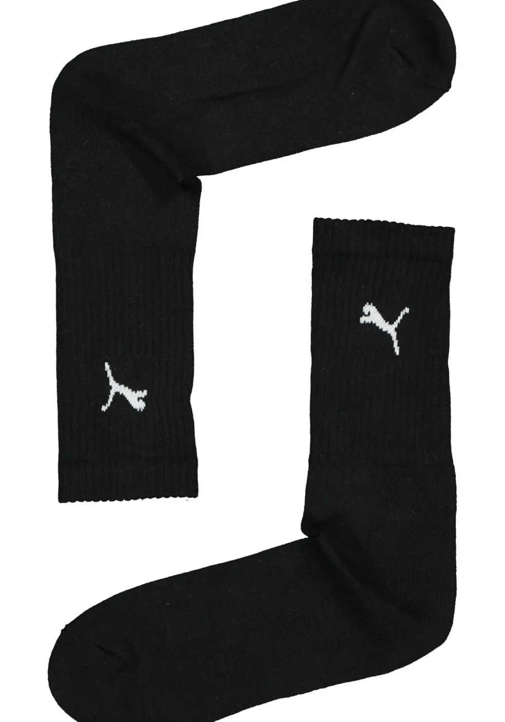 Puma sport cush crew 6-Pack, zwart