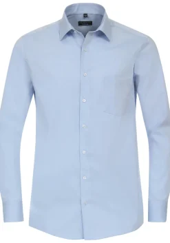 Redmond comfort fit overhemd, popeline, blauw