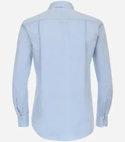 Redmond comfort fit overhemd, popeline, blauw