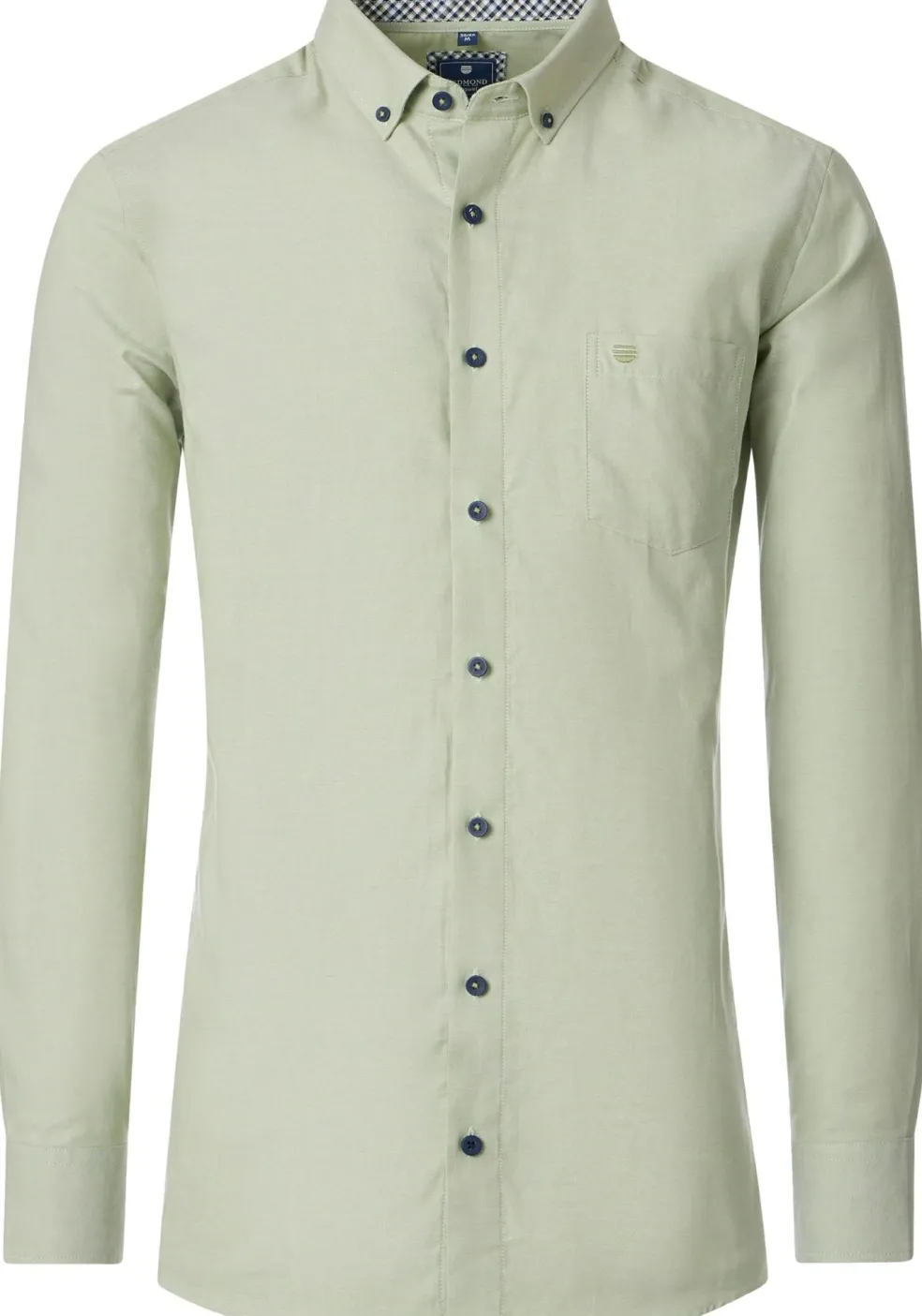 Redmond comfort fit overhemd, Oxford, lichtgroen