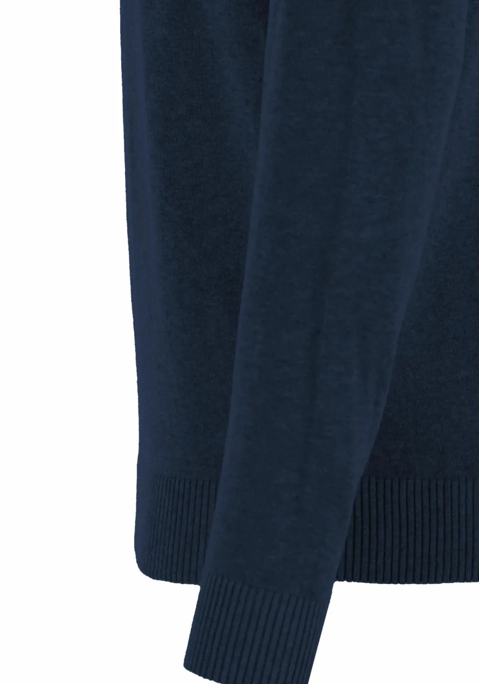 Redmond heren coltrui katoen, marine blauw