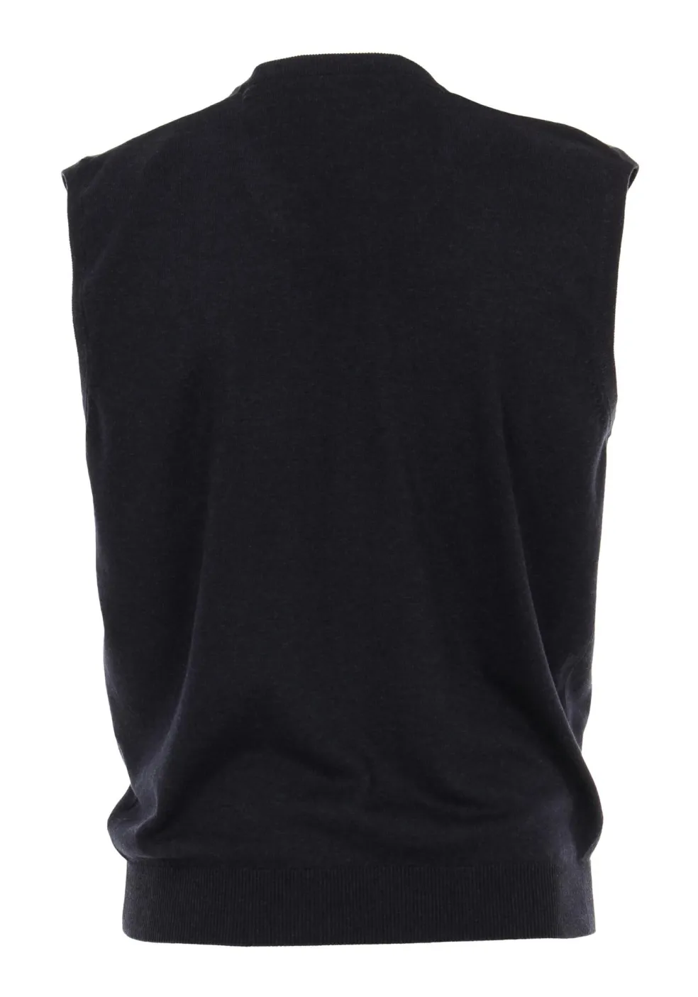 Redmond heren spencer katoen, V-hals, marine blauw