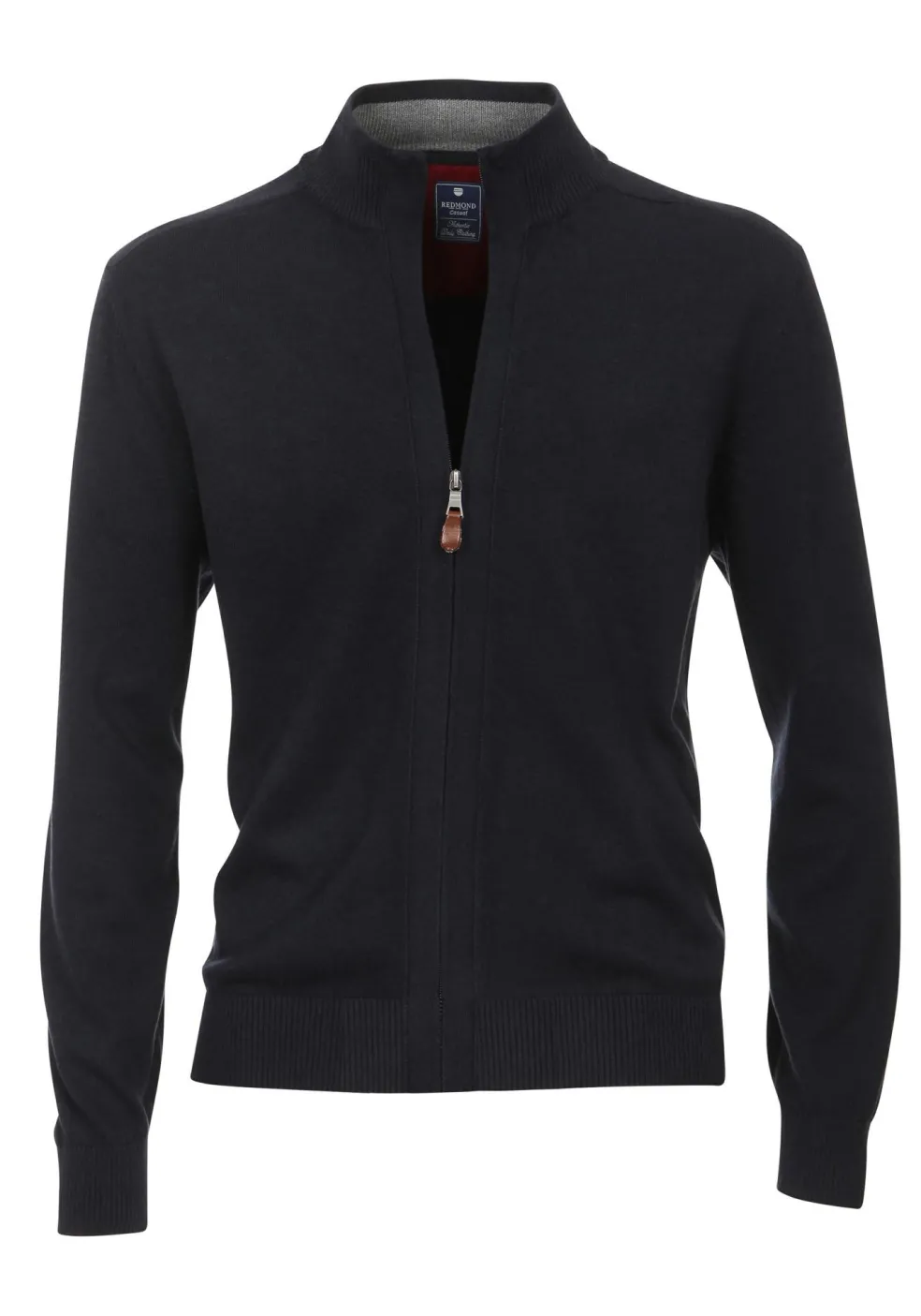 Redmond heren vest katoen, met rits, marine blauw