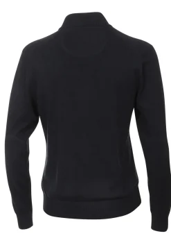 Redmond heren vest katoen, met rits, marine blauw
