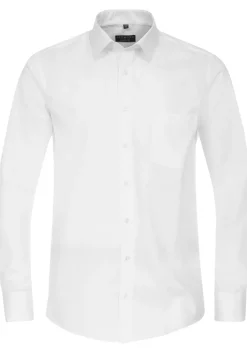 Redmond modern fit overhemd, popeline, wit