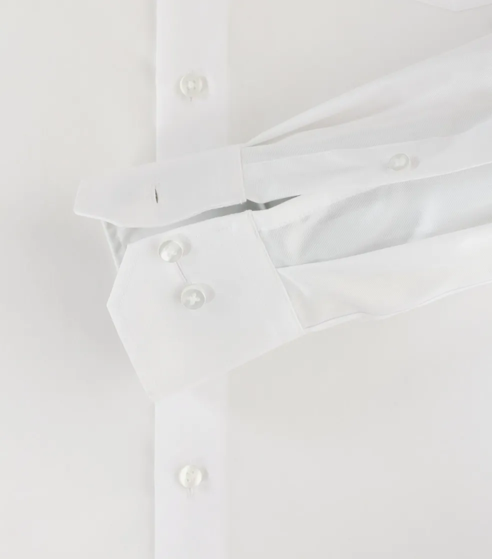 Redmond modern fit overhemd, popeline, wit