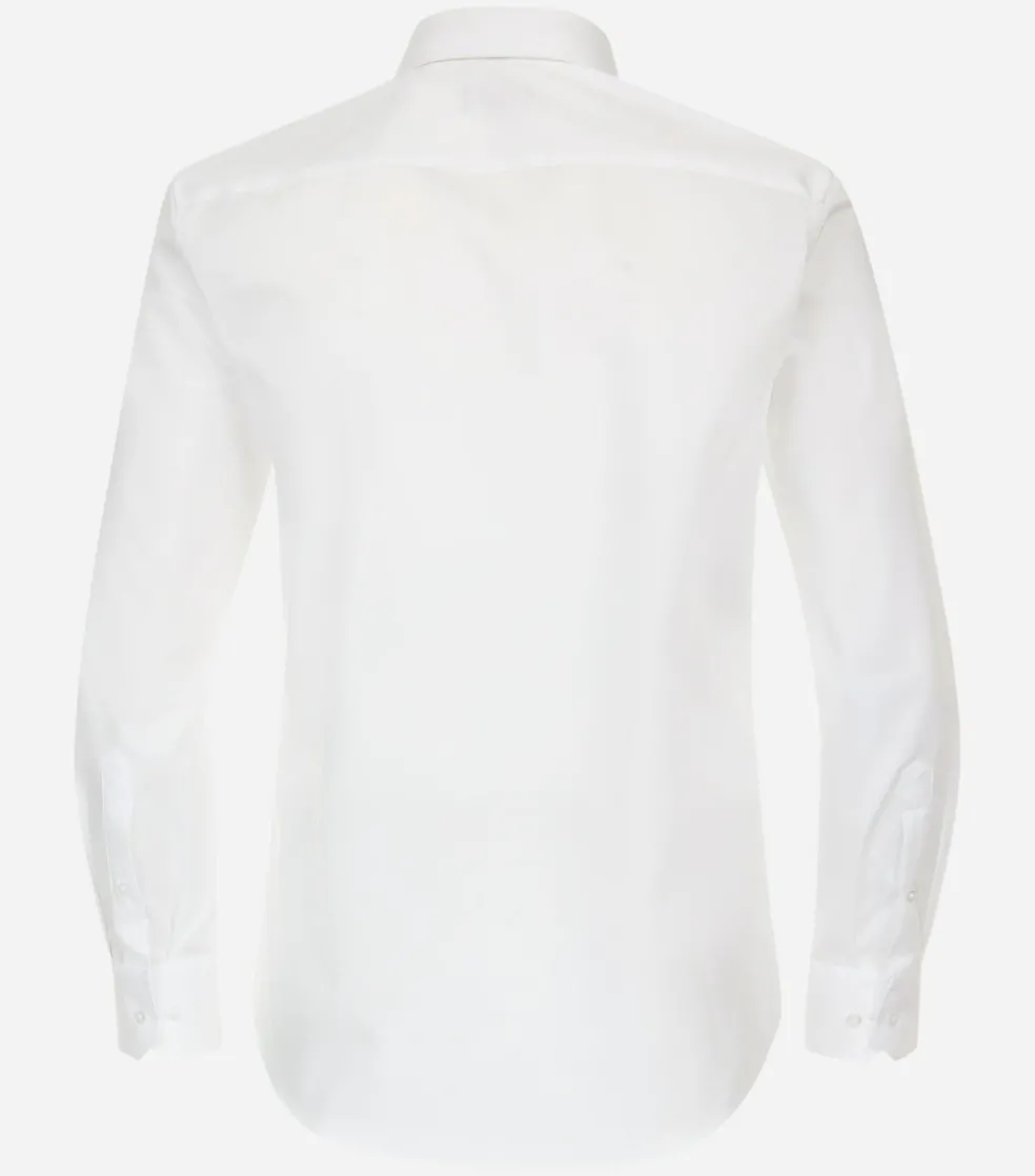 Redmond modern fit overhemd, popeline, wit