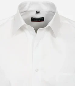 Redmond modern fit overhemd, popeline, wit