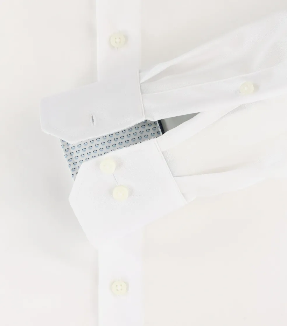 Redmond modern fit overhemd, popeline, wit