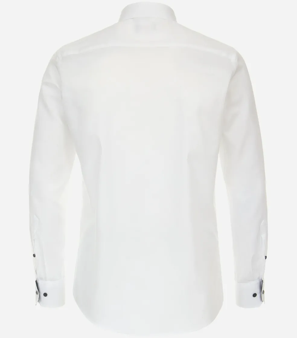 Redmond modern fit overhemd, popeline, wit