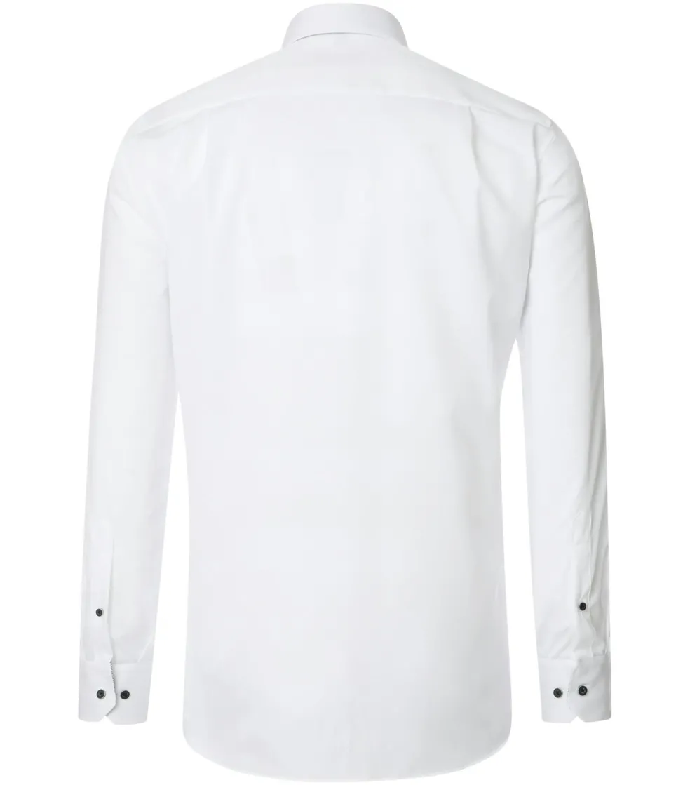 Redmond modern fit overhemd, twill, wit