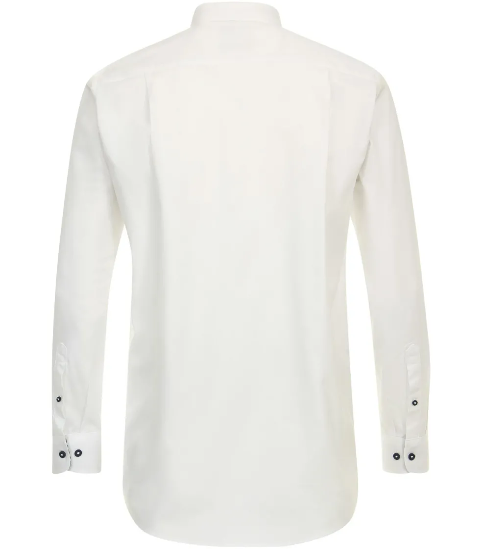 Redmond modern fit overhemd, twill, wit